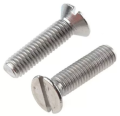 Винты с потайной головкой и прямым шлицем DIN 963 нержавеющая сталь А2 Винты с потайной головкой и прямым шлицем DIN 963 нержавеющая сталь А2